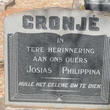 CRONJE Josias & Philippina 