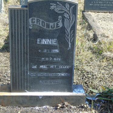 CRONJE Finnie 1905-1979