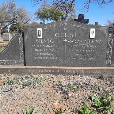 CELSI Silvio 1885-1954 &amp; Maria Caterina ROLLANDI 1883-1970