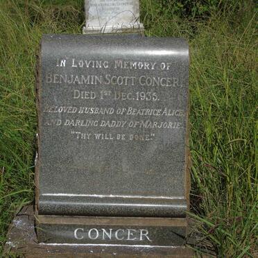 CONCER Benjamin Scott -1935