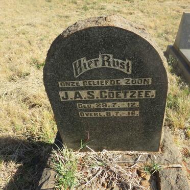 COETZEE J.A.S. 1912-1916