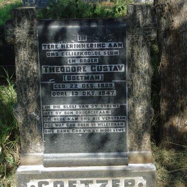 COETZER Theodore Gustav 1929-1947