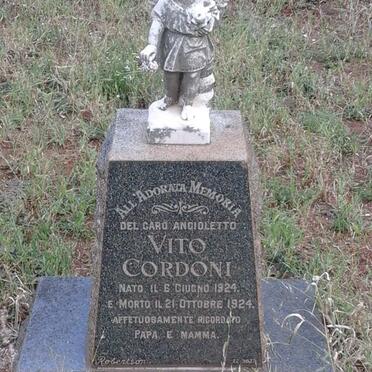CORDONI Vito 1924-1924
