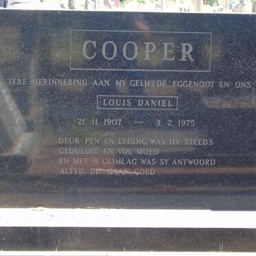 COOPER Louis Daniel 1907-1975