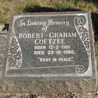 COETZEE Robert Graham 1901-1960