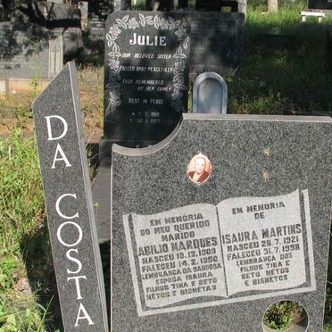 COSTA  Abilio Marques, da 1909-1990 &amp; Isaura Martins 1921-1998