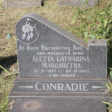 CONRADIE Aletta Catharina Margaretha 1897-1983