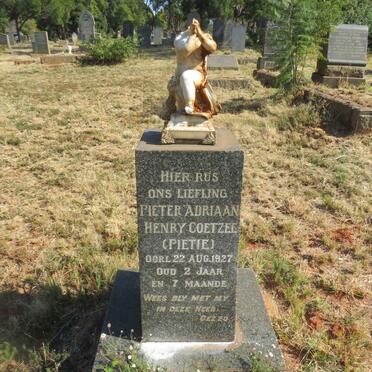 COETZEE Pieter Adriaan Henry -1927