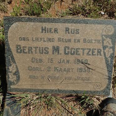 COETZER Bertus M. 1950-1953
