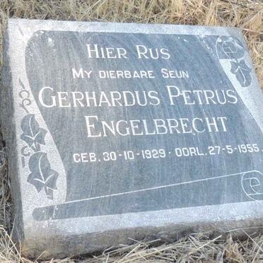ENGELBRECHT Gerhardus Petrus 1929-1955