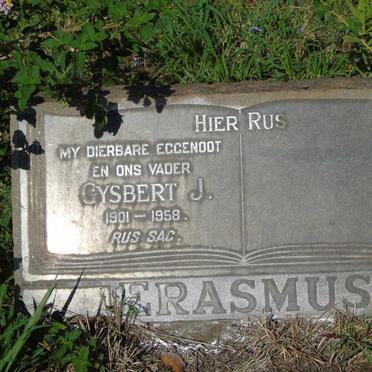 ERASMUS Gysbert J. 1901-1958