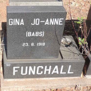 FUNCHALL Gina Jo-Anne 1918- 