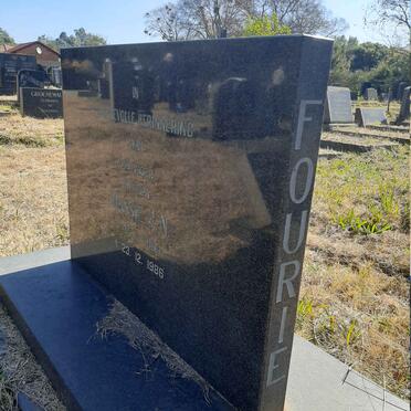 FOURIE Hansie J.N. 1904-1986