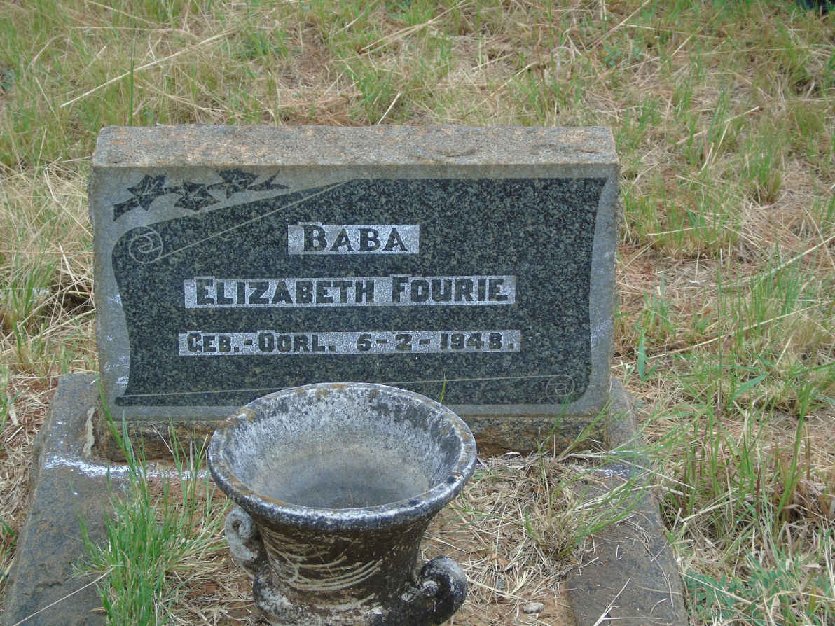 FOURIE Elizabeth 1948-1948