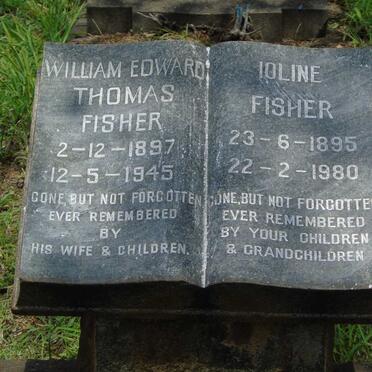 FISHER William Edward Thomas 1897-1945 & Ioline 1895-1980
