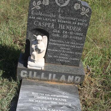 GILLILAND Thomas Frans 1923-2010 & Susara Maria 1926-2007 :: GILLILAND Casper Hendrik 1952-1959
