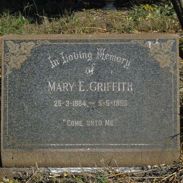 GRIFFITH Mary E. 1884-1956