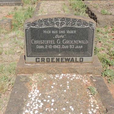 GROENEWALD Christoffel G. -1943