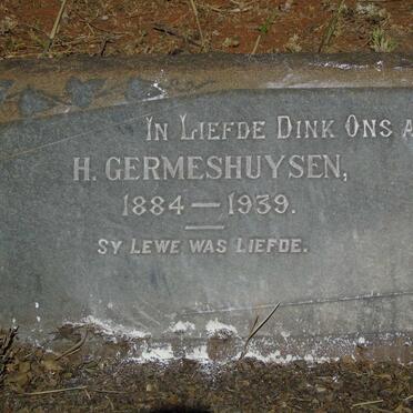 GERMESHUYSEN  H. 1884-1939