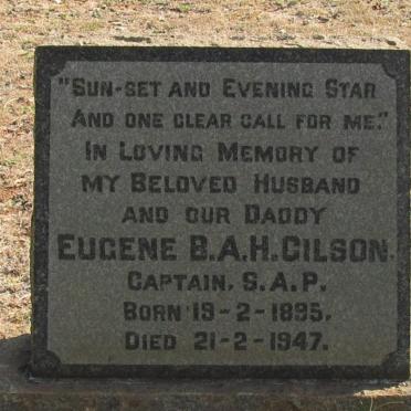 GILSON Eugene B.A.H. 1895-1947