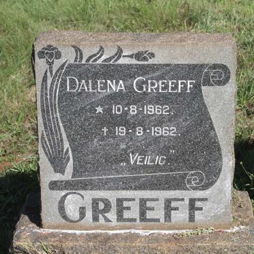 GREEFF Dalena 1962-1962