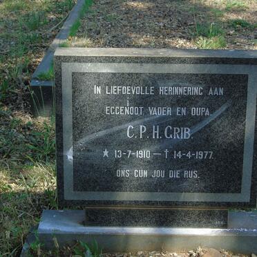 GRIB C.P.H. 1910-1977