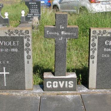 GOVIS Griniels 1916-1986 &amp; Anne Violet 1910-