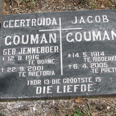 GOUMAN Jacob 1914-2005 &amp; Geertruida JENNEBOER 1916-2001