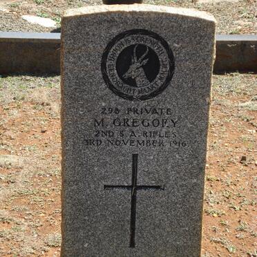 GREGORY M. -1916