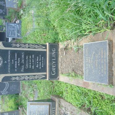 GREYLING Paul Jacobus 1913-1959 :: STANDER-GREYLING Connie nee KUNTZ 1924-1967 