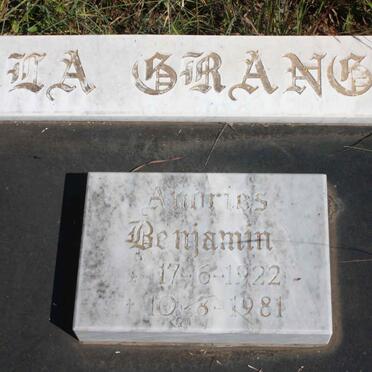 GRANGE Andries Benjamin, la 1922-1981 &amp; Retsch STEYN 1929-2015