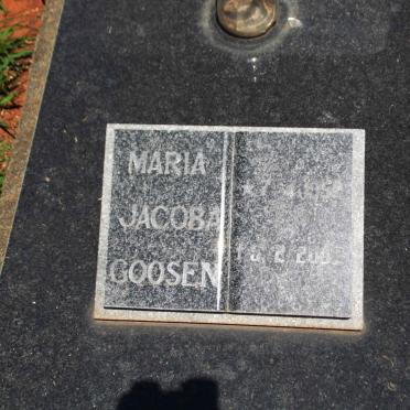 GOOSEN Maria Jacoba 195?-200?