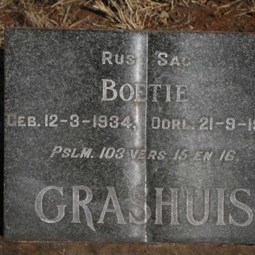 GRASHUIS Boetie 1934-1955