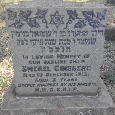 GINSBERG Smerel -1915