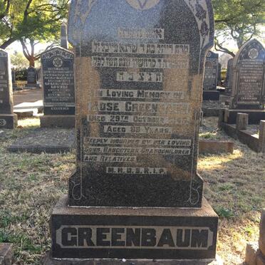 GREENBAUM Rose -1946