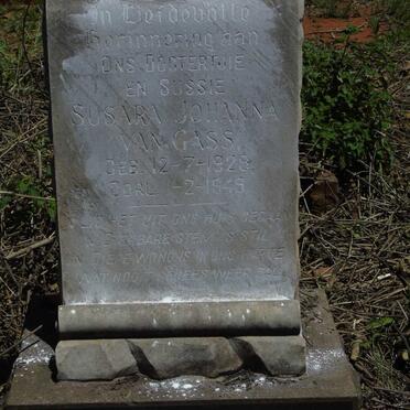 GASS Susara Johanna, van 1929-1949