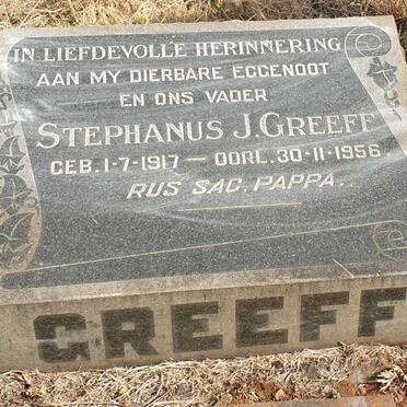 GREEFF Stephanus J. 1917-1956