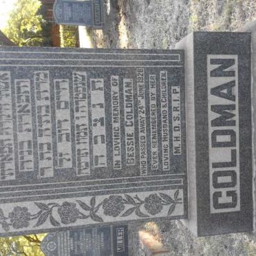 GOLDMAN Bessie -1928