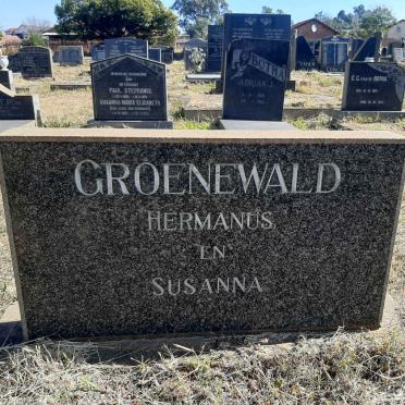 GROENEWALD Hermanus &amp; Susanna