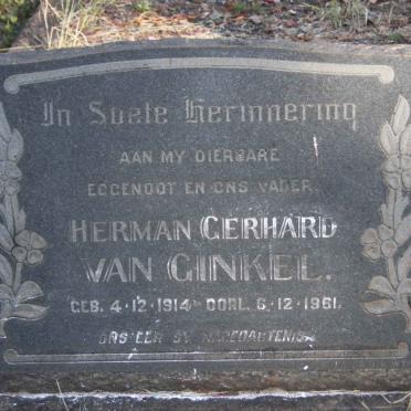 GINKEL Herman Gerhard, van 1914-1961
