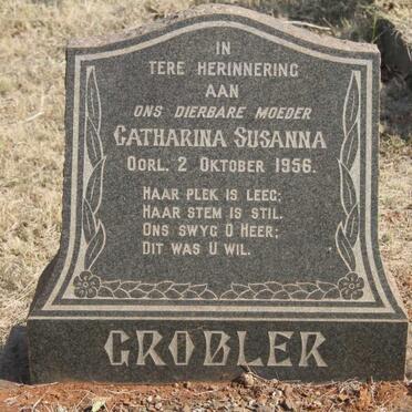 GROBLER Catharina Susanna -1956