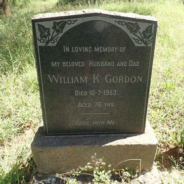 GORDON William K. -1953