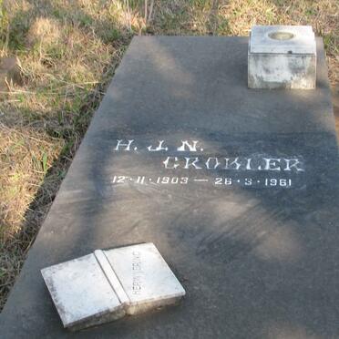 GROBLER H.J.N. 1903-1961