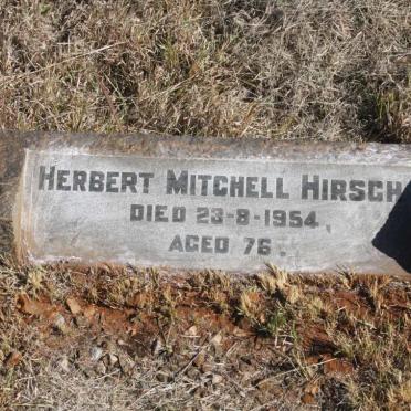 HIRSCH Herbert Mitchell -1954