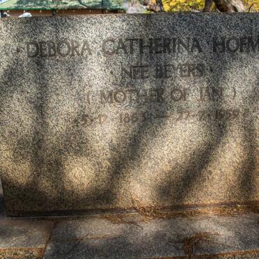 HOFMEYR Debora Catherina nee BEYERS 1863-1959