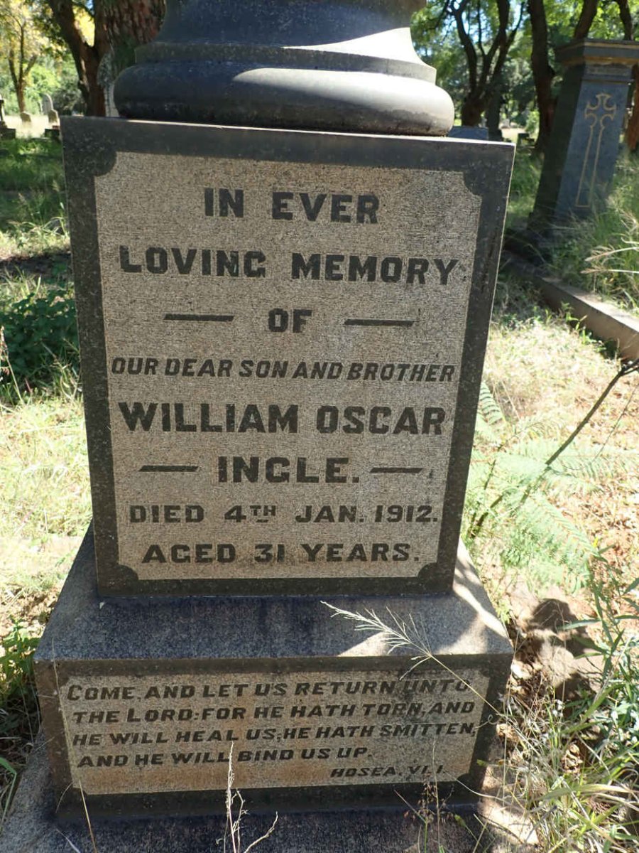 INGLE William Oscar -1912