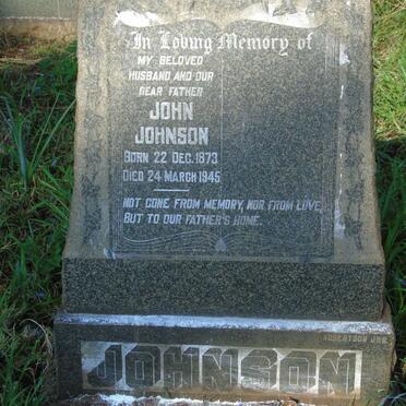 JOHNSON John 1873-1945