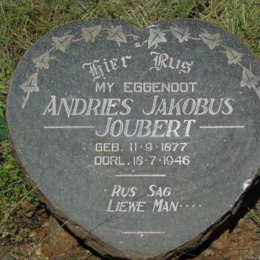 JOUBERT Andries Jakobus 1877-1946