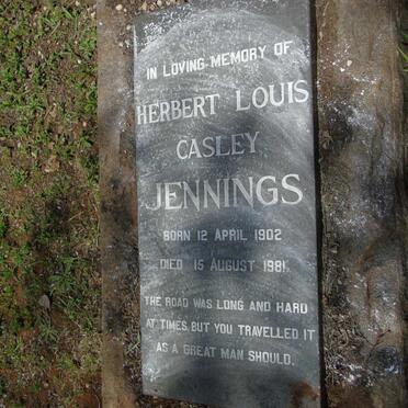 JENNINGS Herbert Louis Casley 1902-1981