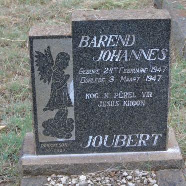 JOUBERT Barend Johannes 1947-1947